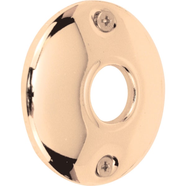 Prime-Line Prime-Line Brass Plated Steel Door Knob Rosettes 2 pk E 2282 - main